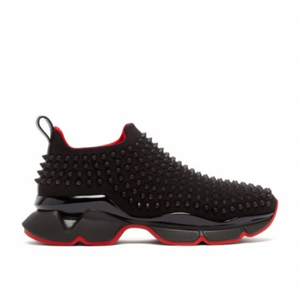 Christian Louboutin
Spike studded neoprene trainers size 37